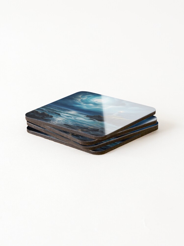 Thumbnail 4 of 5, Coasters (Set of 4), Lighthouse designed and sold by Rtymer.