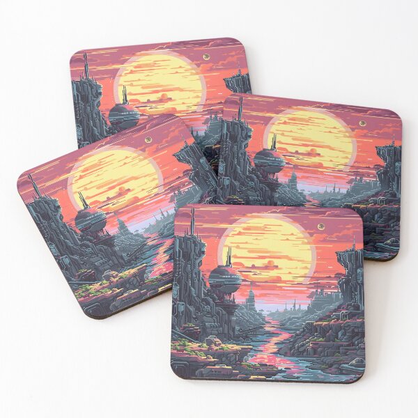 Item preview, 8 Bit Sci Fi Planet designed and sold by dcrc.