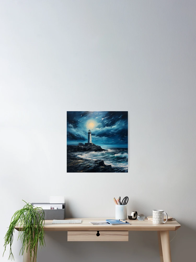 Imagen 2 de 3, Póster con la obra Faro, diseñada y vendida por Rtymer.