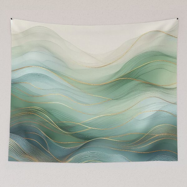 Item preview, Cool waves pattern.  designed and sold by ShazellArt.