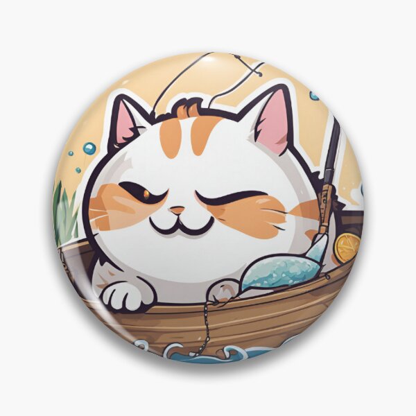 Item preview, Cat's Relaxing Boat Ride Sticker designed and sold by siriratjunkaew.