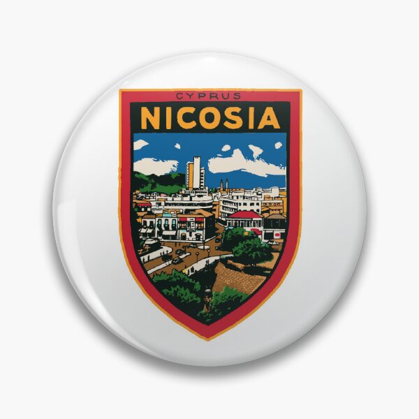 Item preview, Nicosia Cyprus Vintage Style Decal designed and sold by Decal Mania.