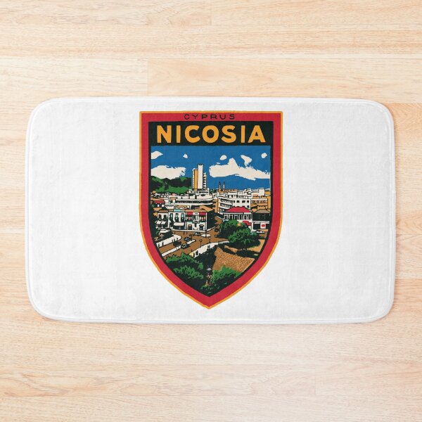 Item preview, Nicosia Cyprus Vintage Style Decal designed and sold by Decal Mania.