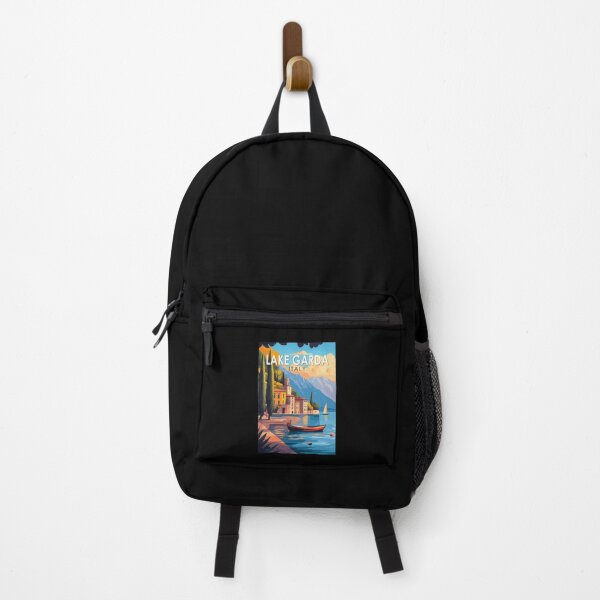 Item preview, Lake Garda Italy Travel Art Vintage designed and sold by KrisSidDesigns.