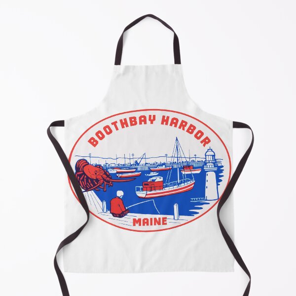 Item preview, Boothbay Harbor Vintage Style Decal designed and sold by Decal Mania.