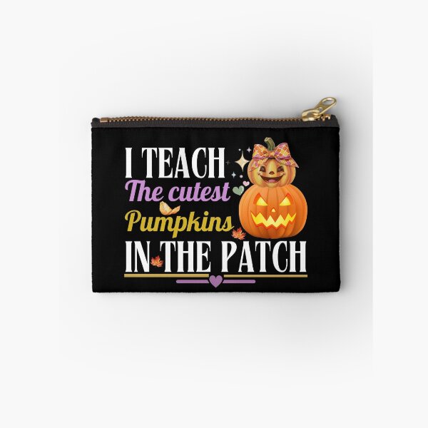 Item preview, I Teach the Cutest Pumpkins in the Patch Teachers Dark Design designed and sold by Raise2Shine.