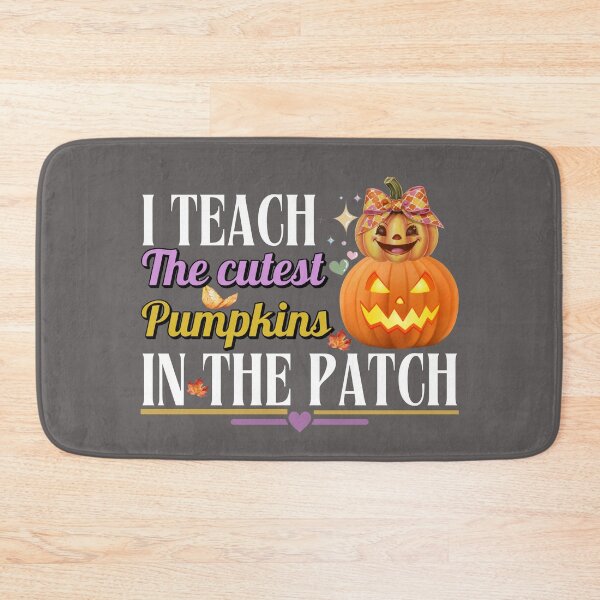 Item preview, I Teach the Cutest Pumpkins in the Patch Teachers Dark Design designed and sold by Raise2Shine.