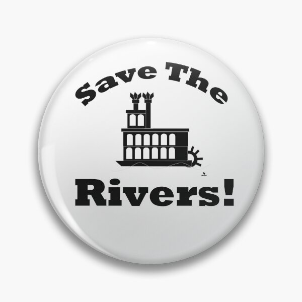 Item preview, Let Us Save the Rivers Steamboat Art designed and sold by mytshirtfort.
