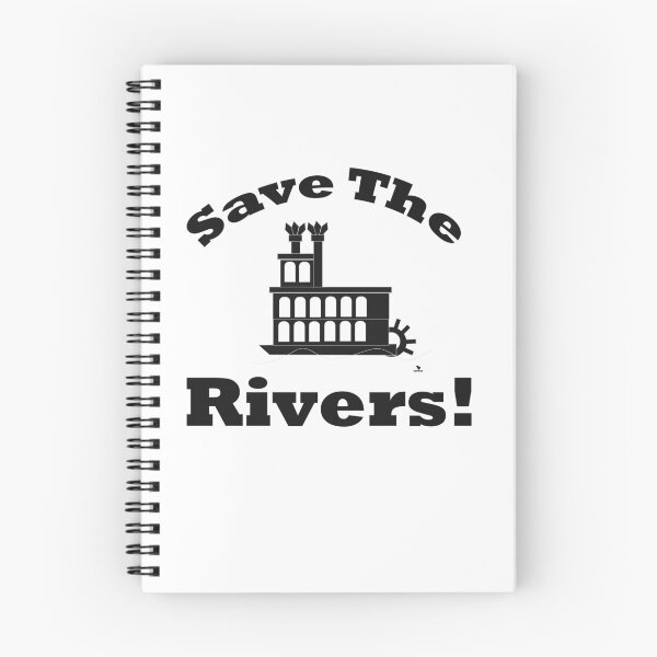 Item preview, Let Us Save the Rivers Steamboat Art designed and sold by mytshirtfort.