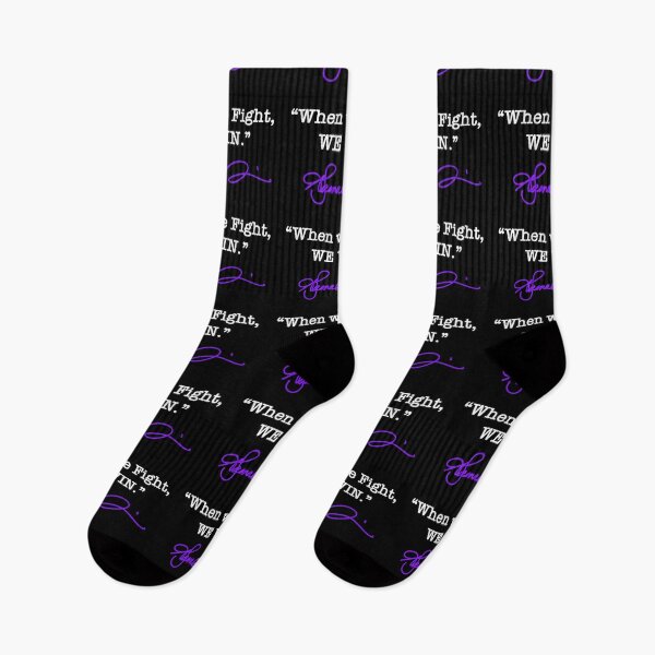 Item preview, When we Fight We win - Kamala Harris (purple signature) designed and sold by Thelittlelord.