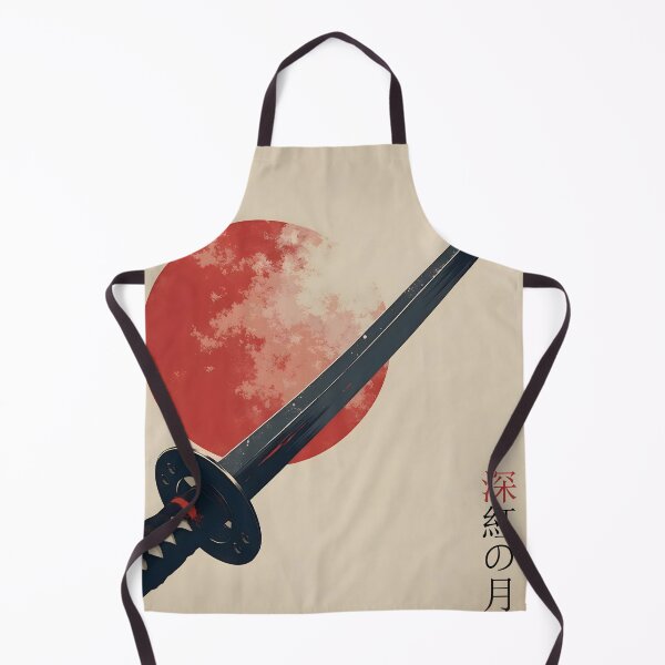 Item preview, Crimson Moon Black Katana Blade Artwork designed and sold by Iba.
