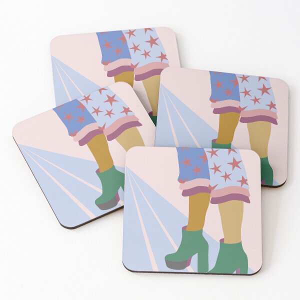 Item preview, Space Clown Cowboy Boots - multicolored designed and sold by alisonm47.