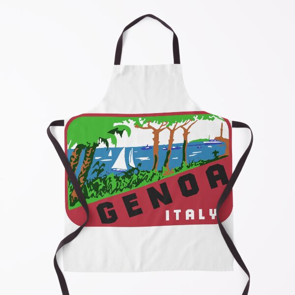 Item preview, Genoa Italy Vintage Style Decal designed and sold by Decal Mania.
