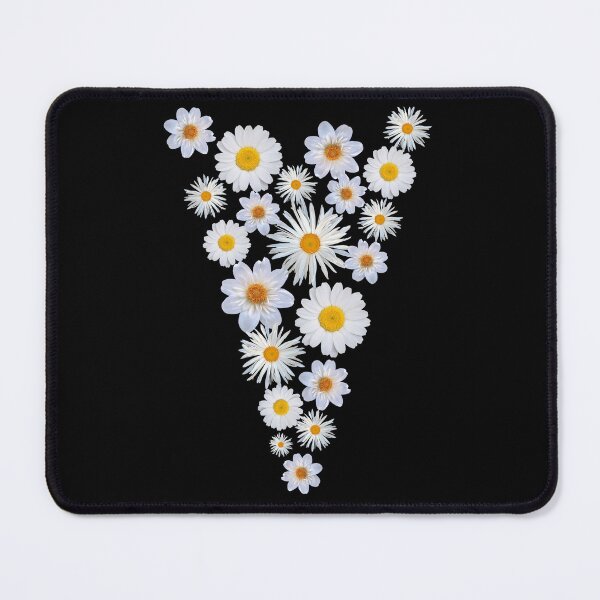 Item preview, White Daisies Dahlia Tornado Flattering Figure Shapes Mania designed and sold by Shapes-Mania.