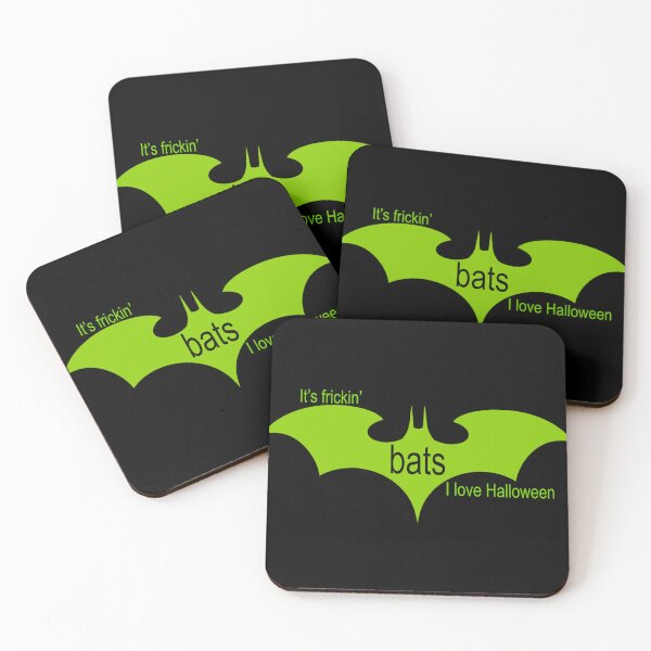 Item preview, Brat Halloween - It’s Frickin Bats - Bat Outline designed and sold by BuckNerdImages.