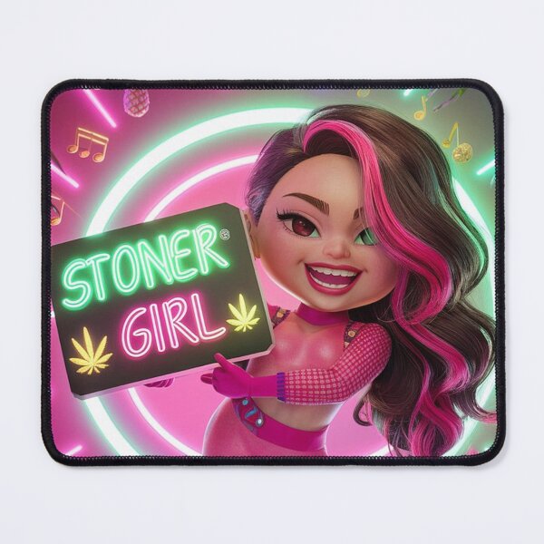 Item preview, Cute Hot Pink Stoner Girl designed and sold by JLEmporium.