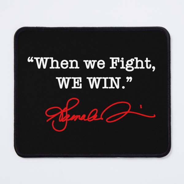 Item preview, When we Fight We win - Kamala Harris (red signature) designed and sold by Thelittlelord.