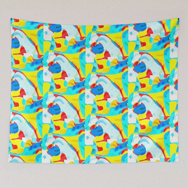 Item preview, WINDY DAY AT PRIMARY SCHOOL ART PRINT designed and sold by sinobcreatives.