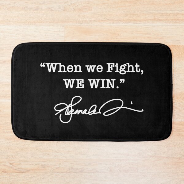Item preview, When we Fight We win - Kamala Harris (signature white on black) designed and sold by Thelittlelord.
