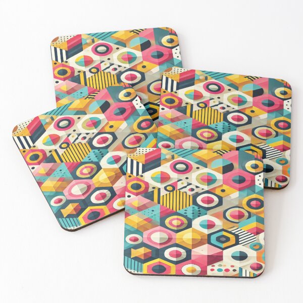 Item preview, Modern Geometric Pattern - Vibrant Abstract Design designed and sold by delohill.