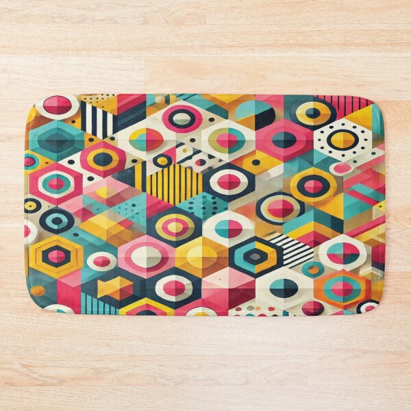 Item preview, Modern Geometric Pattern - Vibrant Abstract Design designed and sold by delohill.