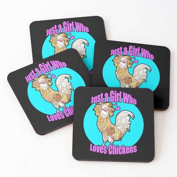 Item preview, Just a Girl who Loves Chickens | Gift for Chicken Lover designed and sold by Marian Murdoch.
