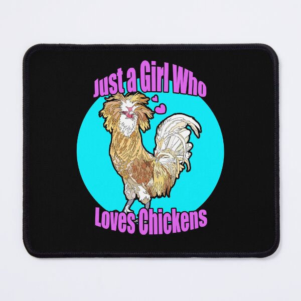 Item preview, Just a Girl who Loves Chickens | Gift for Chicken Lover designed and sold by Marian Murdoch.