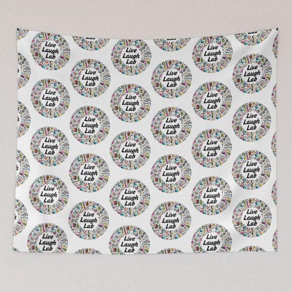 Item preview, Live Laugh Lab | Lab Life Laughs | Science Humor | Laboratory Week | Research Fun | Cute Science | Laboratory Happiness designed and sold by jadedscientist.