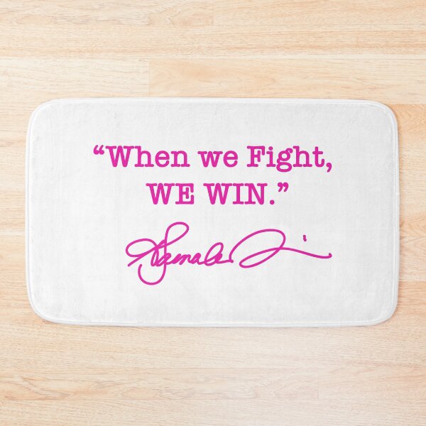 Item preview, When we Fight We win - Kamala Harris (signature Hot pink 2) designed and sold by Thelittlelord.