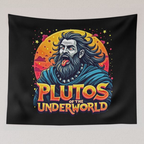 Item preview, Mythical Figure in Cosmic Background designed and sold by artwaves.