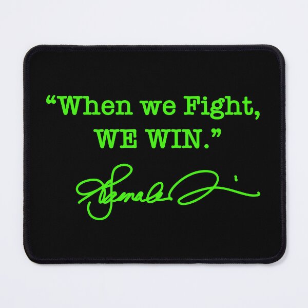 Item preview, When we Fight We win - Kamala Harris (signature brat green) designed and sold by Thelittlelord.