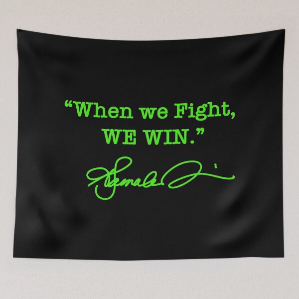 Item preview, When we Fight We win - Kamala Harris (signature brat green) designed and sold by Thelittlelord.