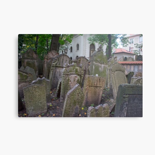 Jewish Cemetery Prague (Praha) Metal Print