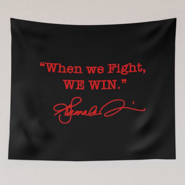Item preview, When we Fight We win - Kamala Harris (signature red) designed and sold by Thelittlelord.