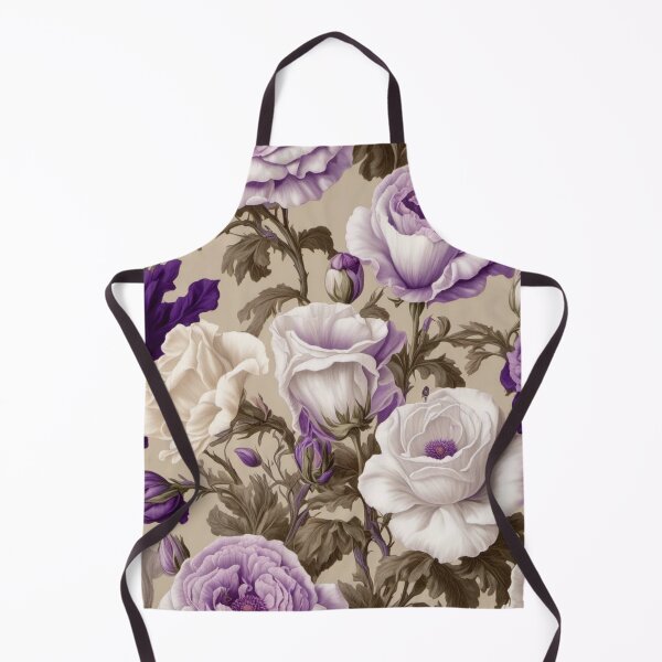 Item preview, White and Lilac Flowers designed and sold by Polanska.