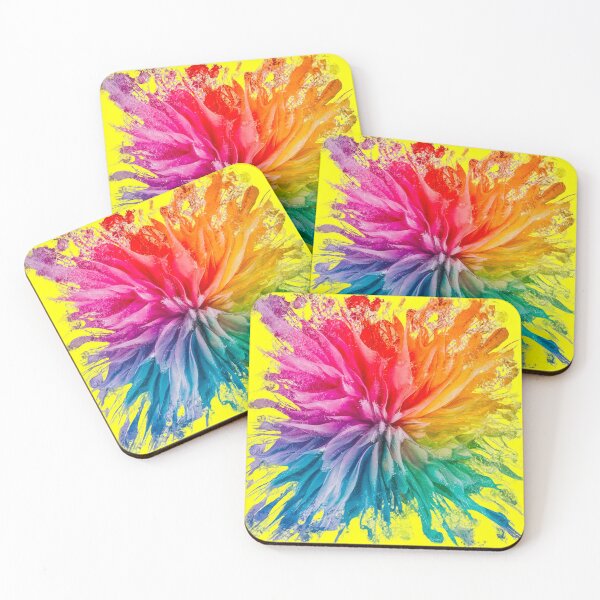 Item preview, Vibrant Rainbow Explosion | Yellow designed and sold by PinkGoddessLove.