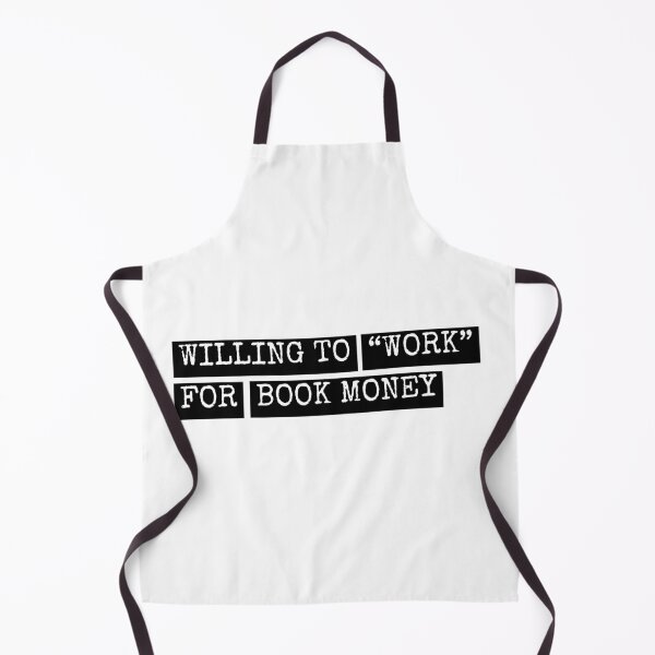 Item preview, Willing to Work for Book Money designed and sold by GoblinBoutique.