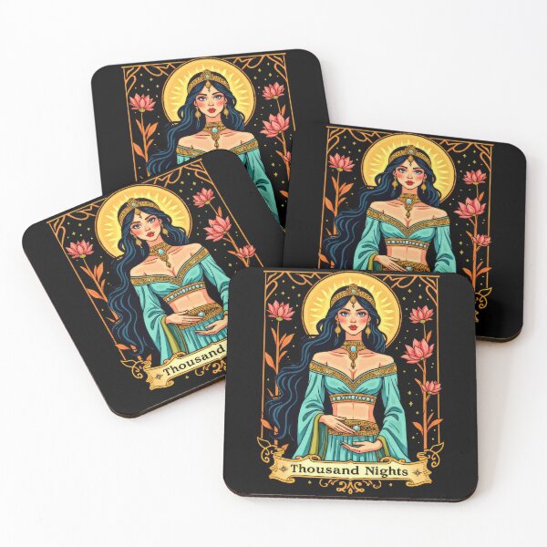 Item preview, Elegant Woman with Lotus Flowers designed and sold by artwaves.