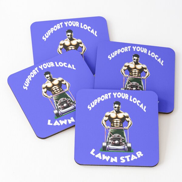 Item preview, Support Your Local Lawn Star 5 designed and sold by DigitalandPhoto.