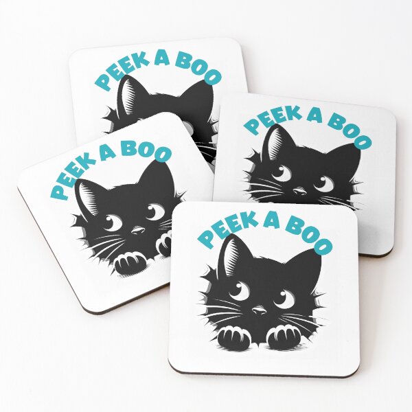 Item preview, Black Cat - Peek a Boo designed and sold by La-Nuna.
