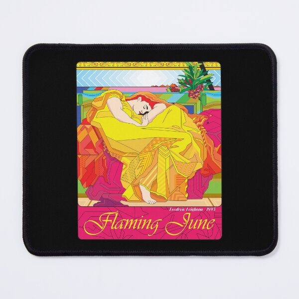 Item preview, Flaming Geometry with name: A Modern Tribute to Flaming June by Frederic Leighton designed and sold by W-O-A-K.