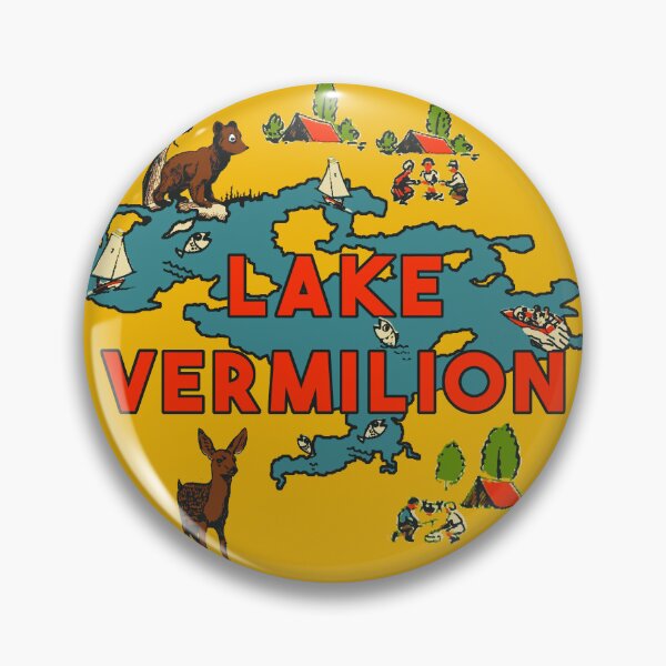 Item preview, Lake Vermilion Vintage Style Decal designed and sold by Decal Mania.