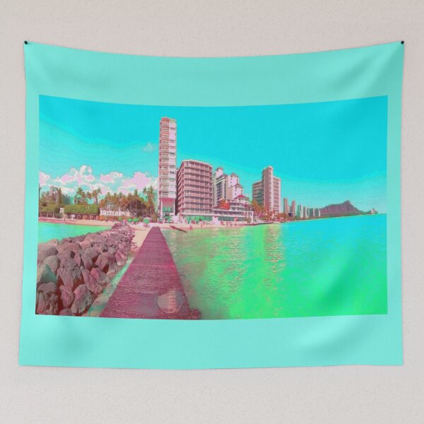 Item preview, Typical Blue Day In Waikiki designed and sold by R-F-B.
