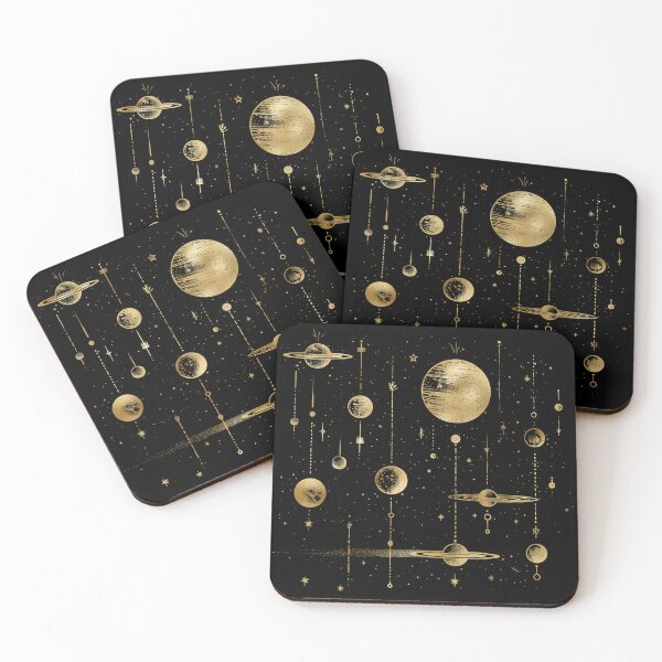 Item preview, Elegant Gold Geometric Planets designed and sold by JstPeachy.