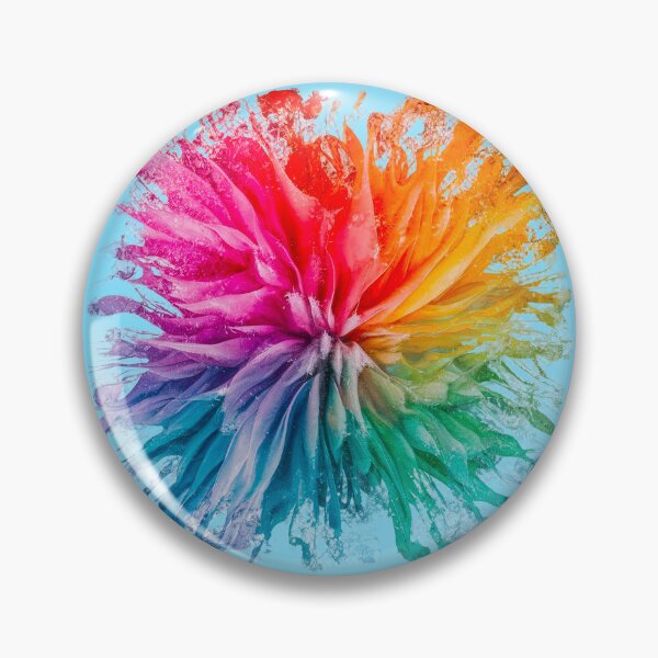 Item preview, Vibrant Rainbow Explosion | Light Blue designed and sold by PinkGoddessLove.