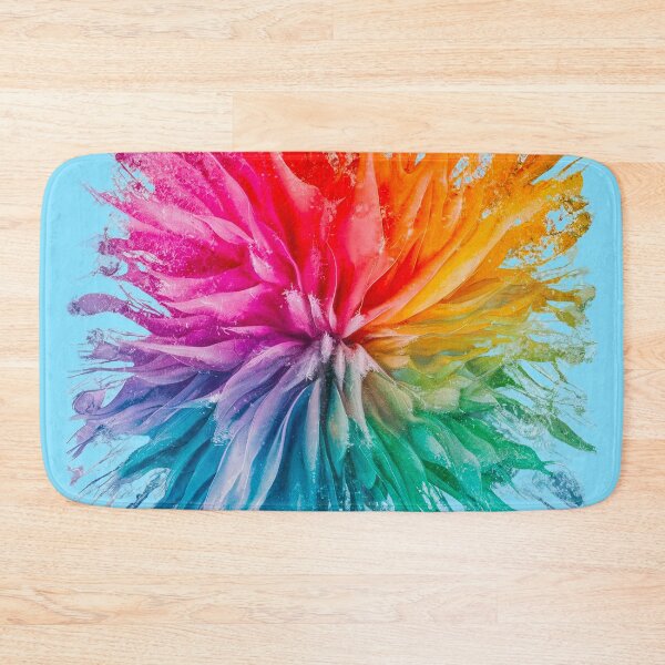 Item preview, Vibrant Rainbow Explosion | Light Blue designed and sold by PinkGoddessLove.