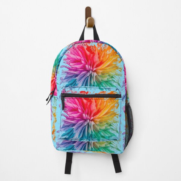 Item preview, Vibrant Rainbow Explosion | Light Blue designed and sold by PinkGoddessLove.