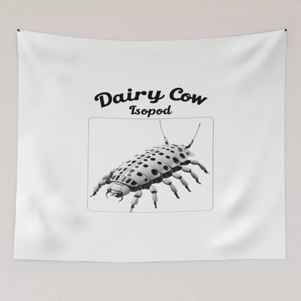 Item preview,  From the Barn to Your Home: Dairy Cow Isopod Elegance designed and sold by RabiaDesigns.