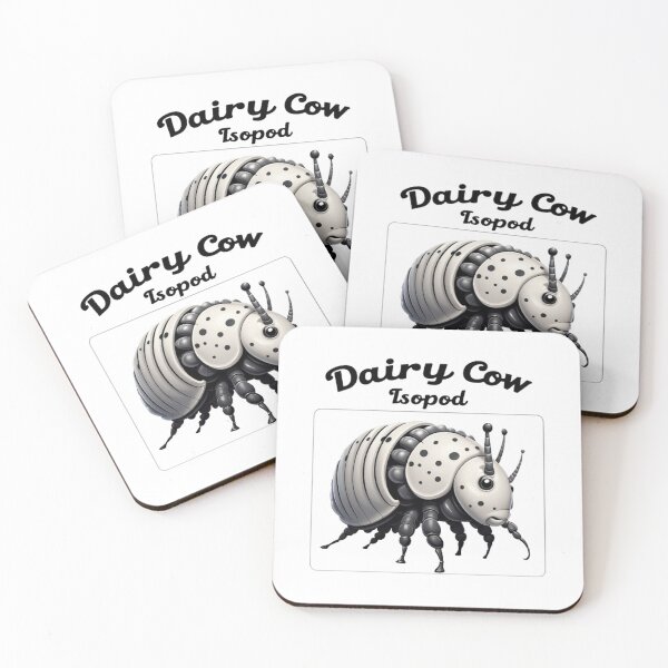 Item preview,   "Rural Radiance: Chic Dairy Cow Isopod Art" designed and sold by RabiaDesigns.