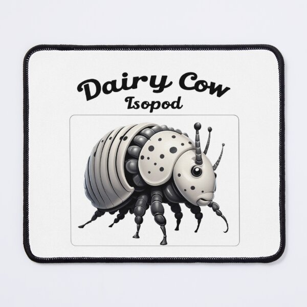Item preview,   "Rural Radiance: Chic Dairy Cow Isopod Art" designed and sold by RabiaDesigns.